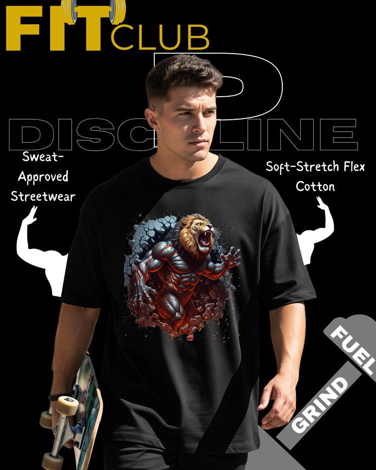 oversized gym t shirts india fitness streetwear collection