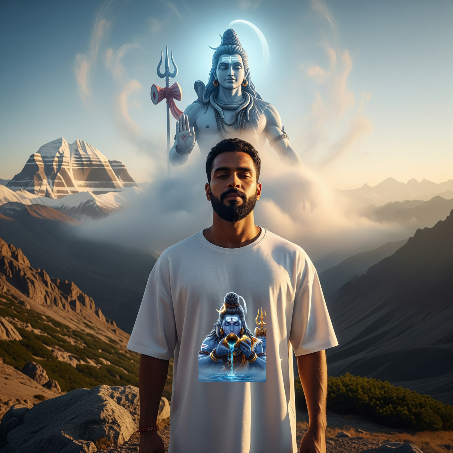 Shivoham Serenity Unisex Oversized Classic T-Shirt